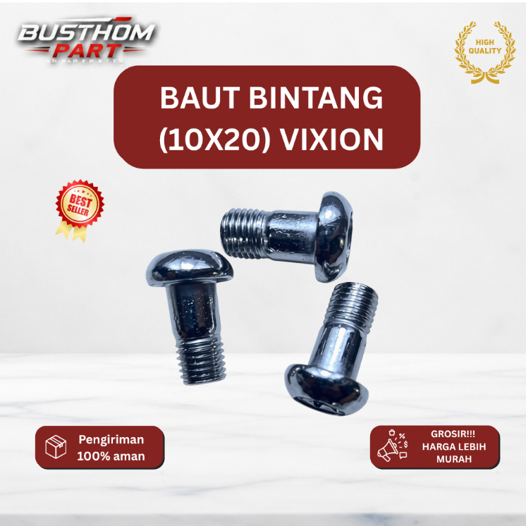 BAUT BINTANG VIXION 10X20 /PCS