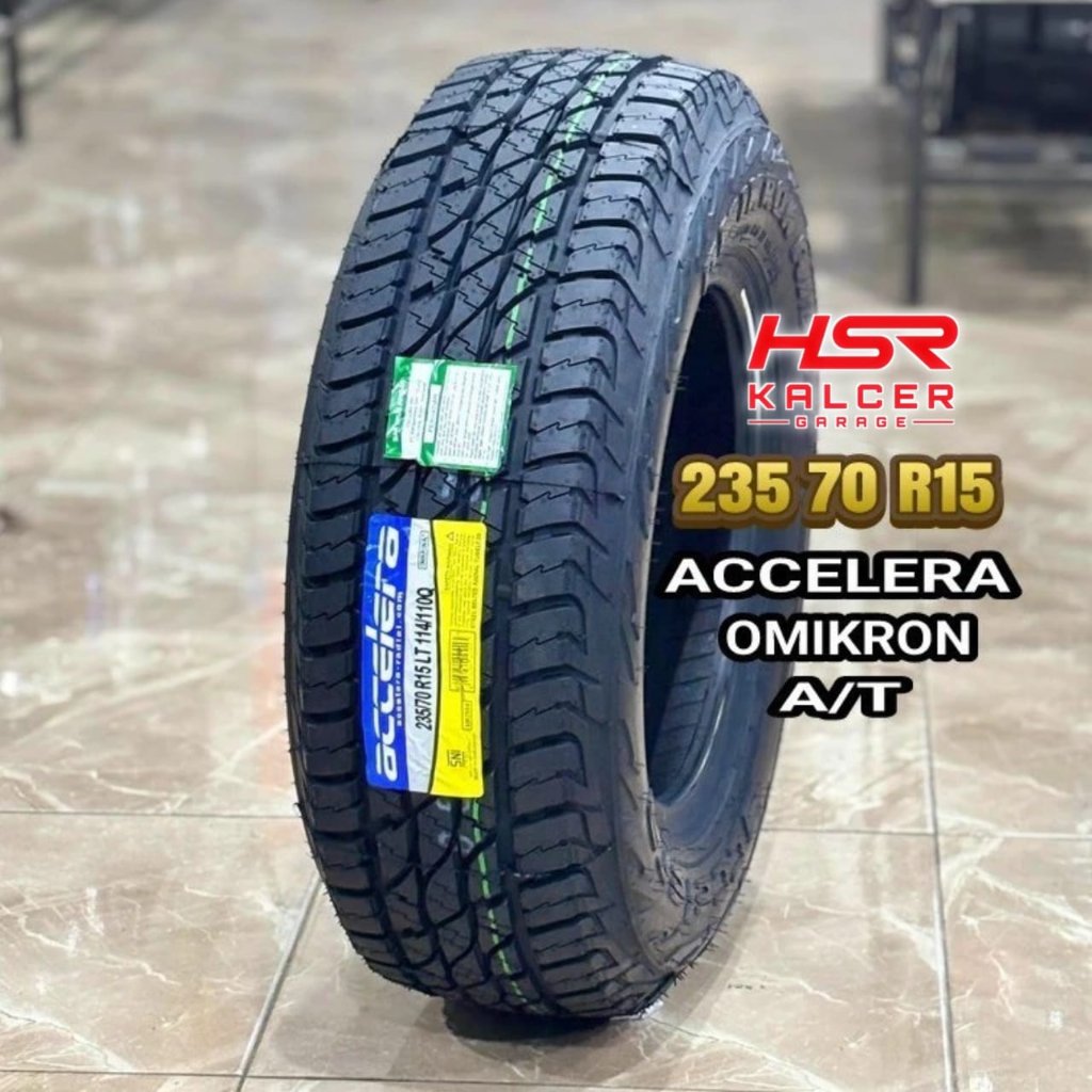 BAN MOBIL SEMI OFFROAD ACCELERA OMIKRON A/T 235 70 R15 BAN MOBIL COCOK UNTUK SEMUA MEDAN JALAN
