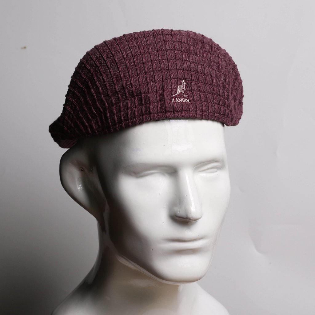 Kangol Flat Cap Maroon