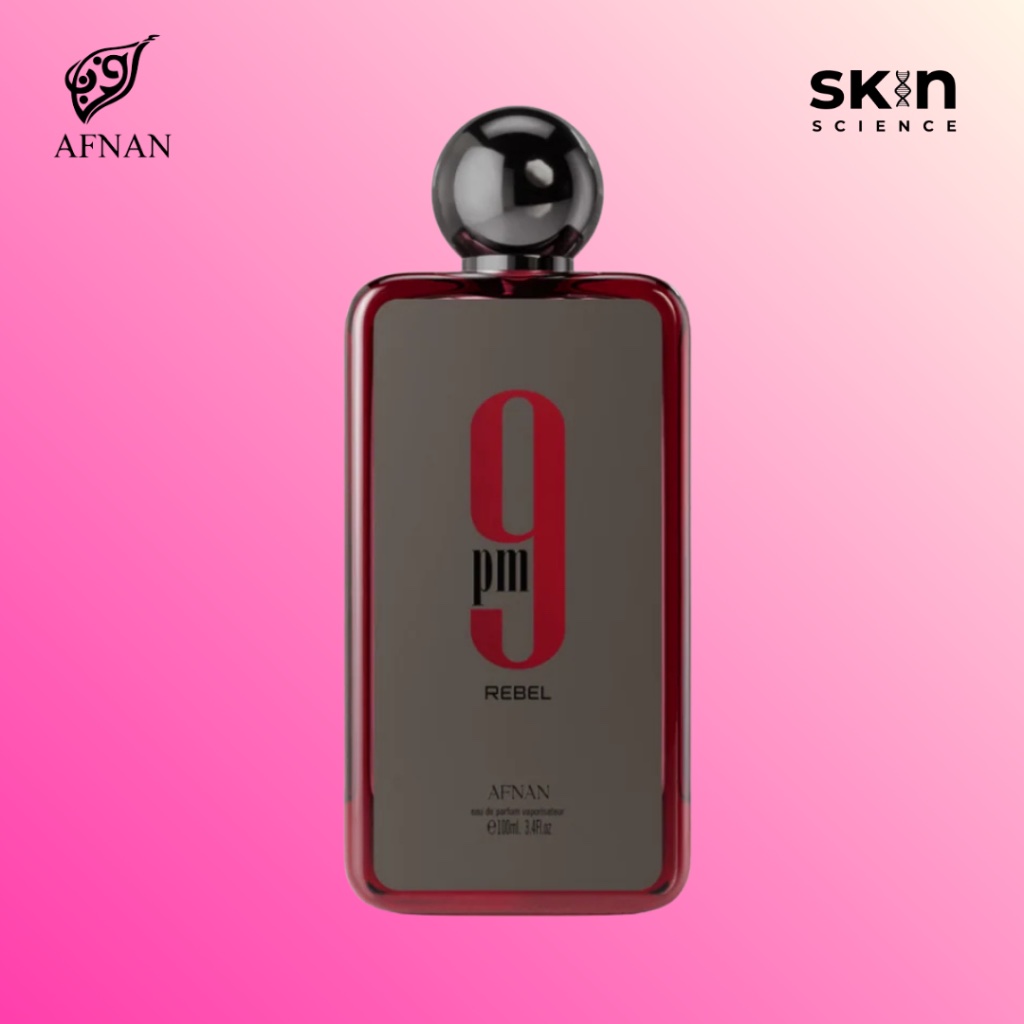 Afnan 9 PM Rebel Eau De Parfum 100 ML For Unisex 9PM Perfume