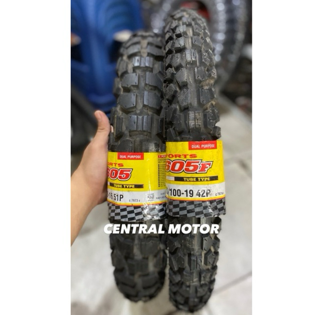 BAN LUAR DUNLOP CROSS D605 KLX 150 RING 16 19 70 100 19 90 100 16
