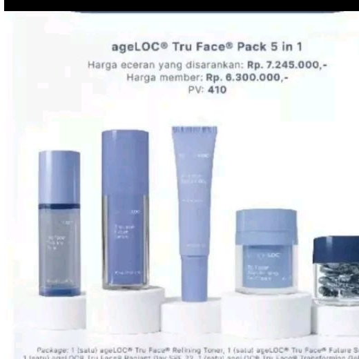 paket lengkap ageloc truface original