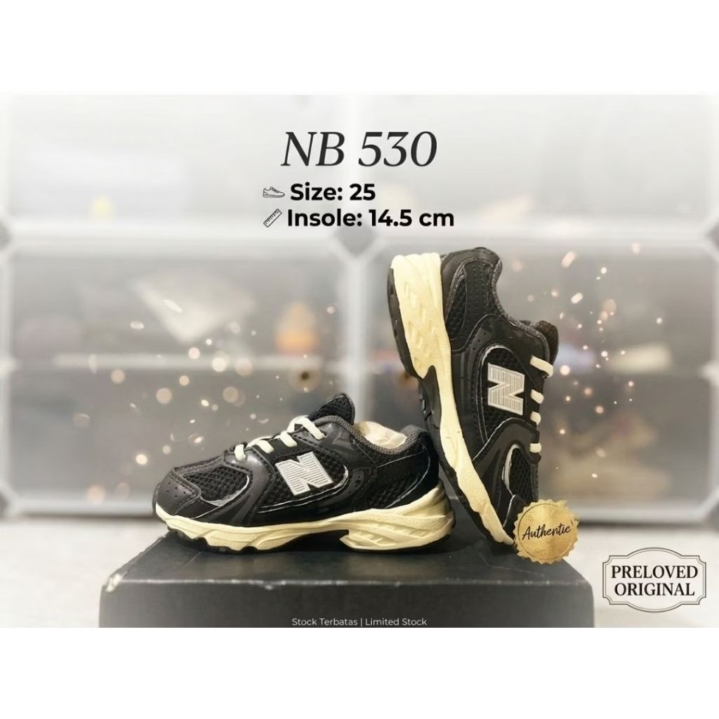 Sepatu Anak Kids Preloved/Second Kids NB 530 Size 25