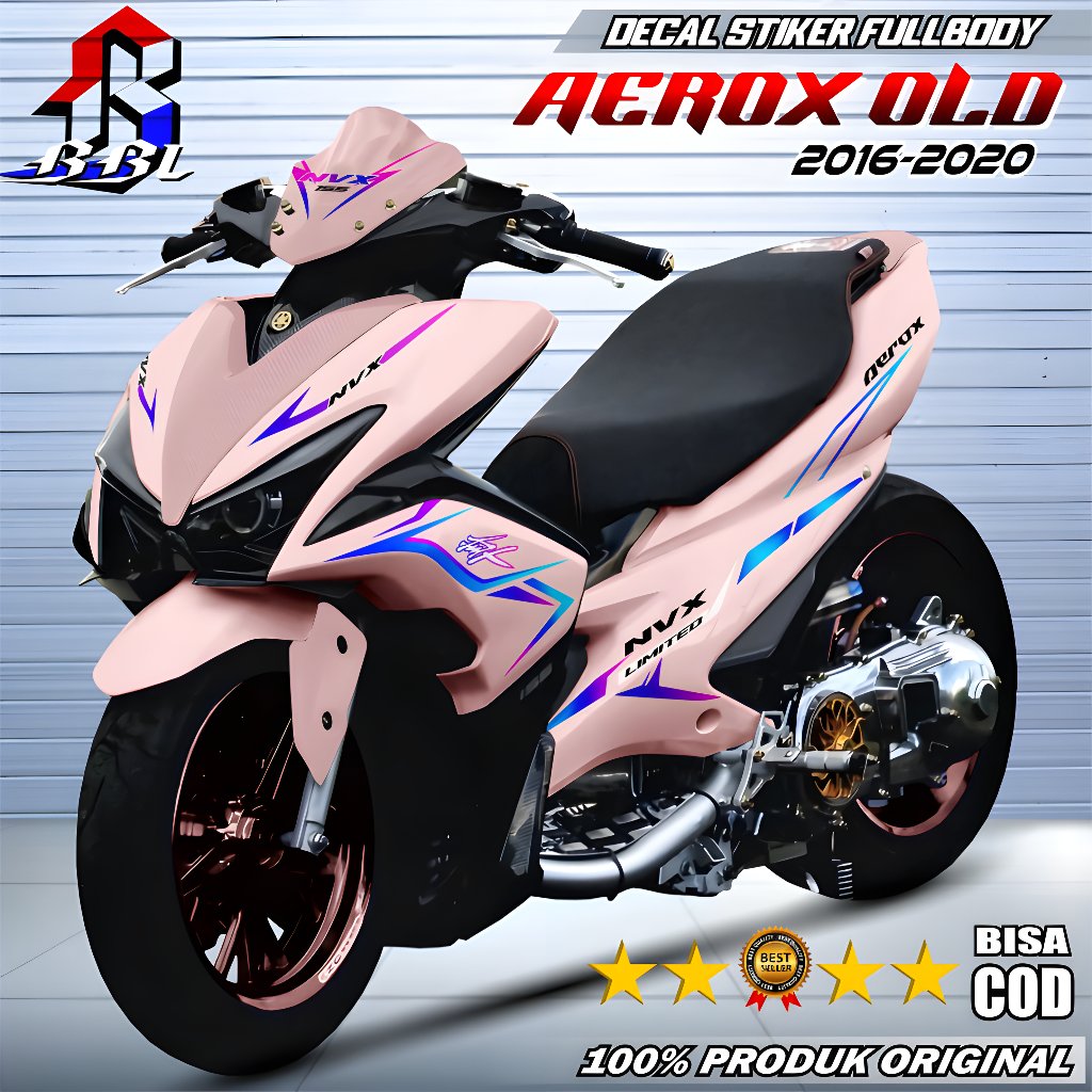 Terbaru Decal Aerox 155 Old Full Body Stiker Decal Aerox 2016 2017 2018 2019 Full Body Desain Nvx Li