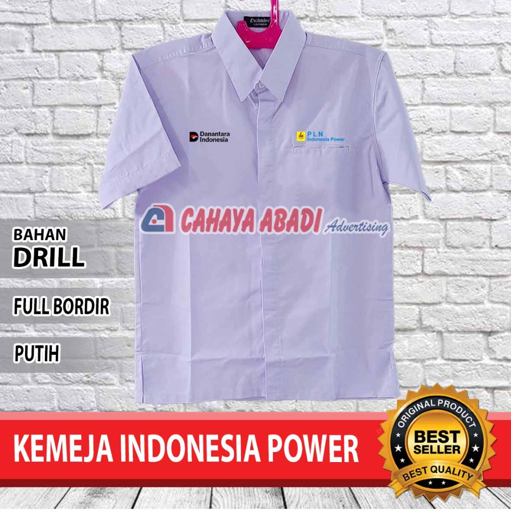 Kemeja Danantara PLN Indonesia Power Baju Danantara PLN Indonesia Power Seragam Danantara PLN Indone