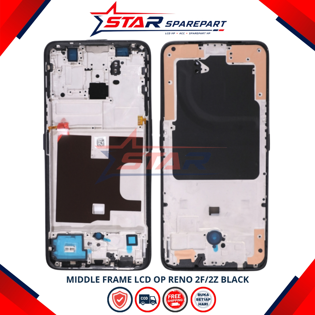 MIDDLE FRAME LCD OPPO RENO 2F / OPPO RENO 2Z / DUDUKAN LCD