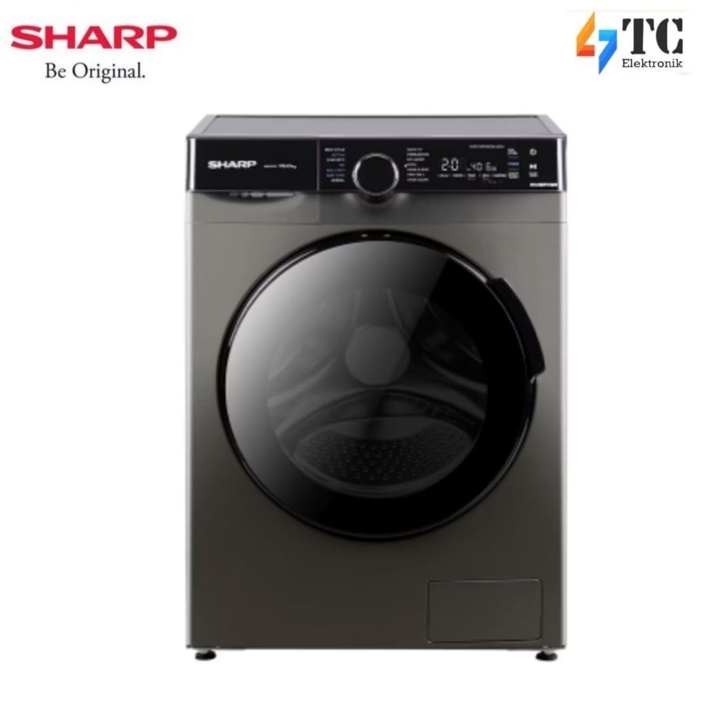 MESIN CUCI SHARP ES-FL1410MSX FRONT LOADING - 10 KG