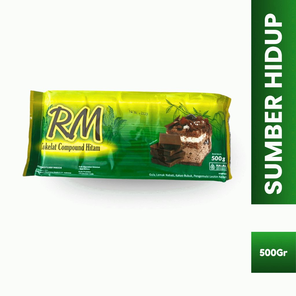 RM Cokelat Batang 500gr Coklat Blok RM (Dark Chocolate Compound)