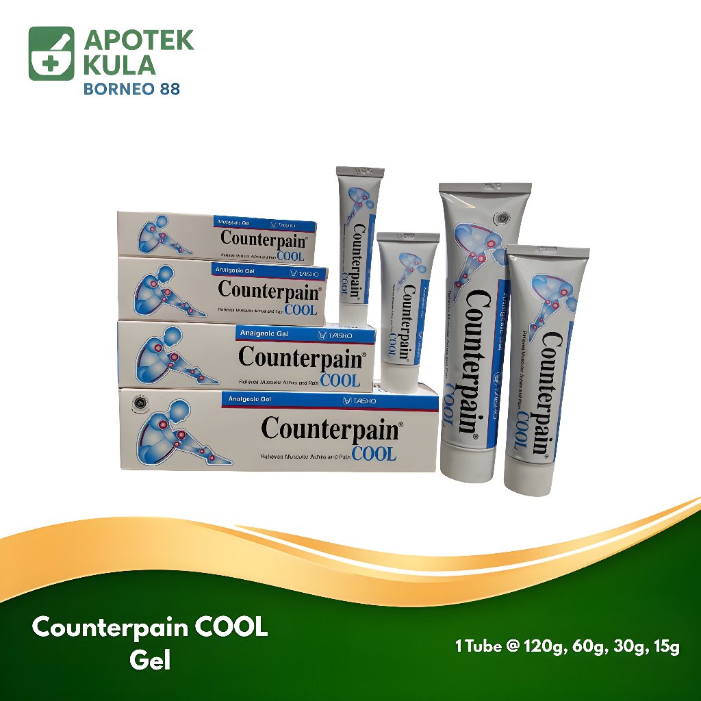 Counterpain COOL 1 Tube @ (120g, 60g, 30g, 15g)
