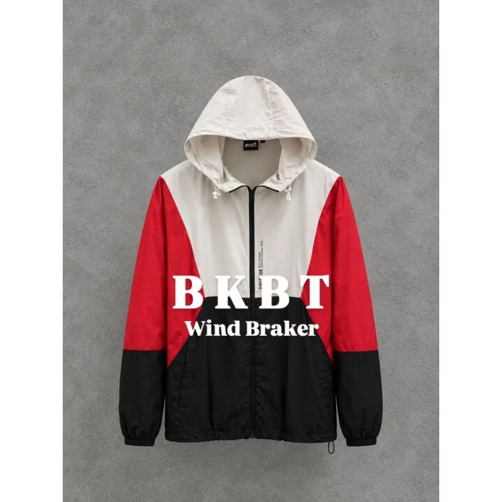 JAKET BUNKER BUSTER MODEL WINDBRAKER ART SABLON DALEMAN SATU LAYER TAHAN ANGIN PRIA/UNISEX BEKASPAKA