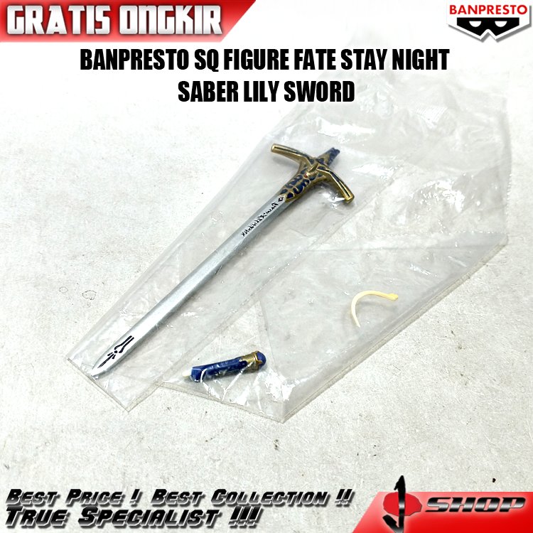 BANPRESTO SQ FIGURE FATE STAY NIGHT SABER LILY SWORD FGR739