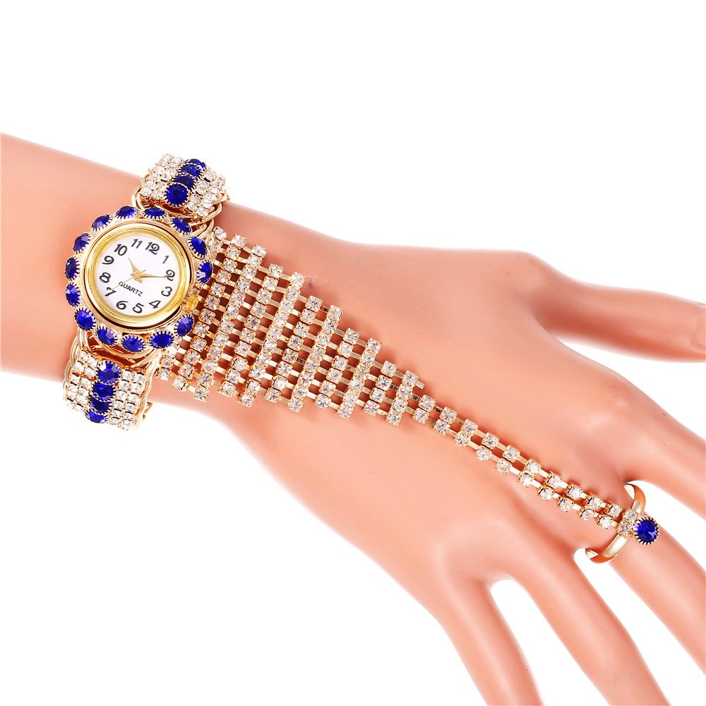 Fashion wanita gelang gelang jam tangan korea arus quartz jam tangan kepribadian
