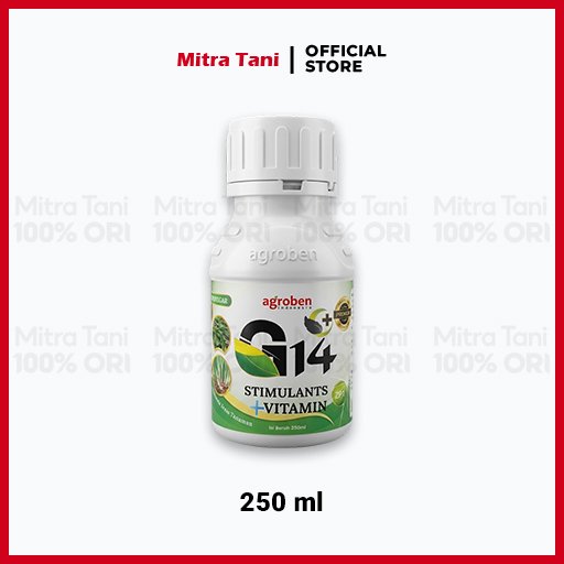 G14 Pupuk Daun Penyegar Tanaman Agroben Original 250 ML