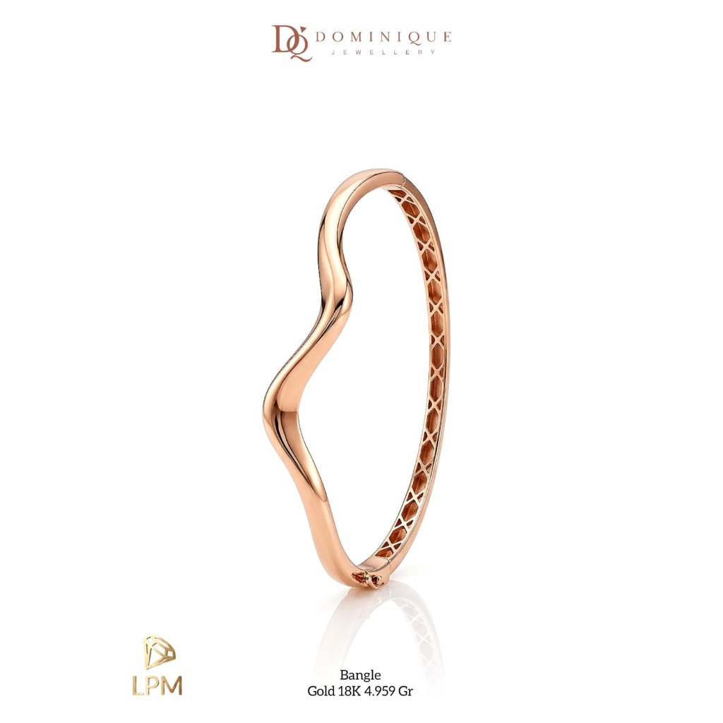 Dominique Jewellery - Gelang Emas 18K ( Bangle Gold )
