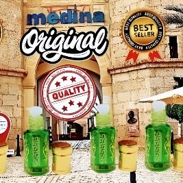 misik rawdhatul jannah kasturi roudoh madinah bibit parfum 12ml 100% original Minyak wangi berkelas