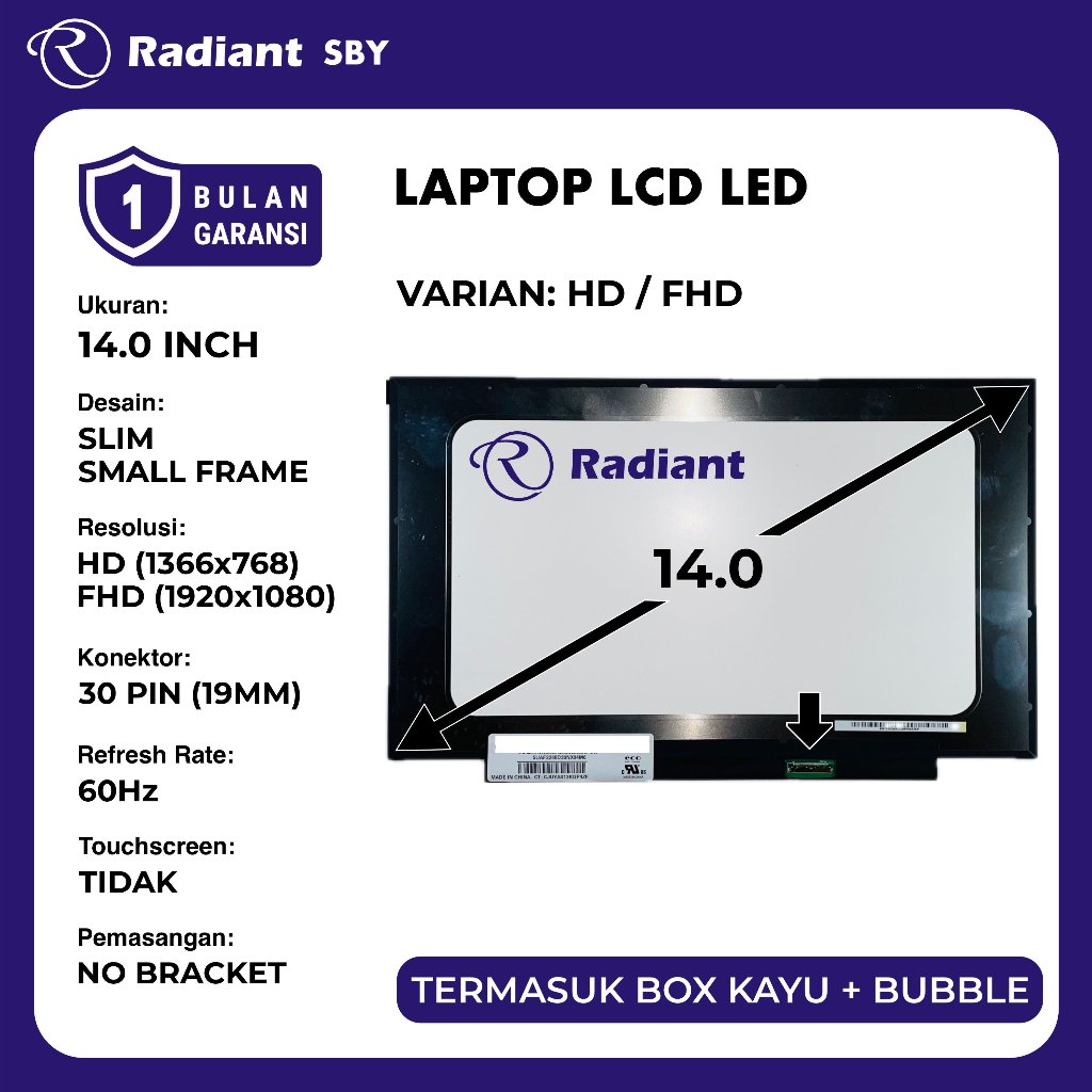 LCD LED Asus Expertbook L1400CDA L1401 L1400