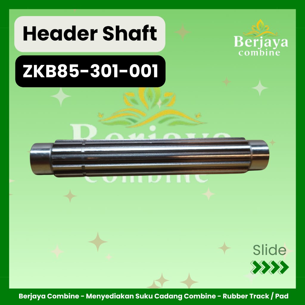 Header Shaft Gearbox 85 / ZKB85-301-001 / Combine Harvester Maxxi Tipe BIMO102