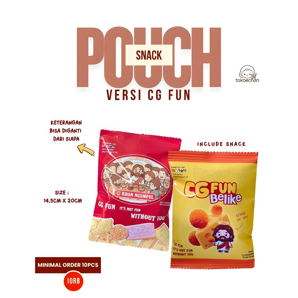 Snack Pouch Custom | Snack CG Fun | Snack Lucu