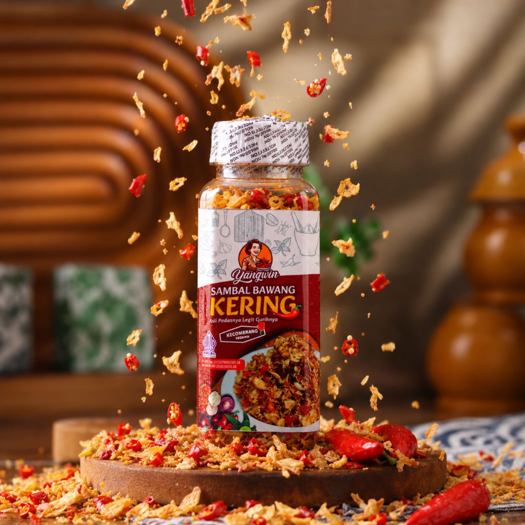 YANGWIN TRAVEL PACK Sambal Bawang Kering Rasa Kecombrang 80G
