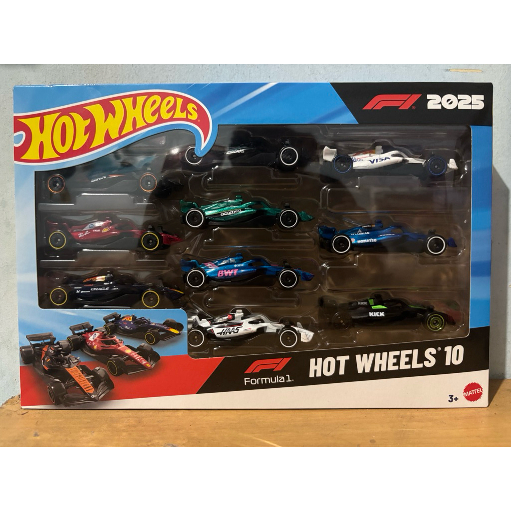 Hot Wheels F1 2025 10pcs box