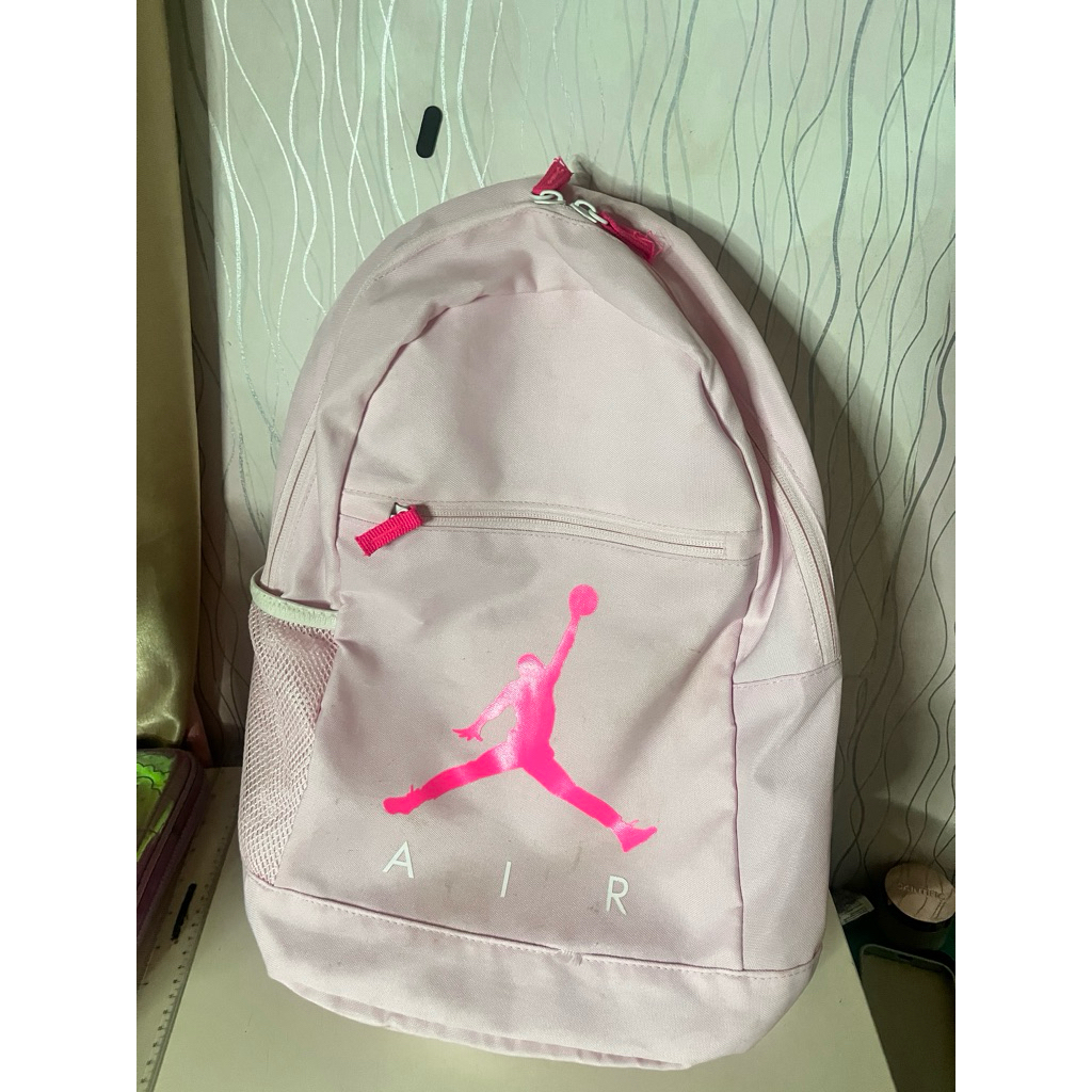 PRELOVED AIR JORDAN Backpack Original 100%  Pink