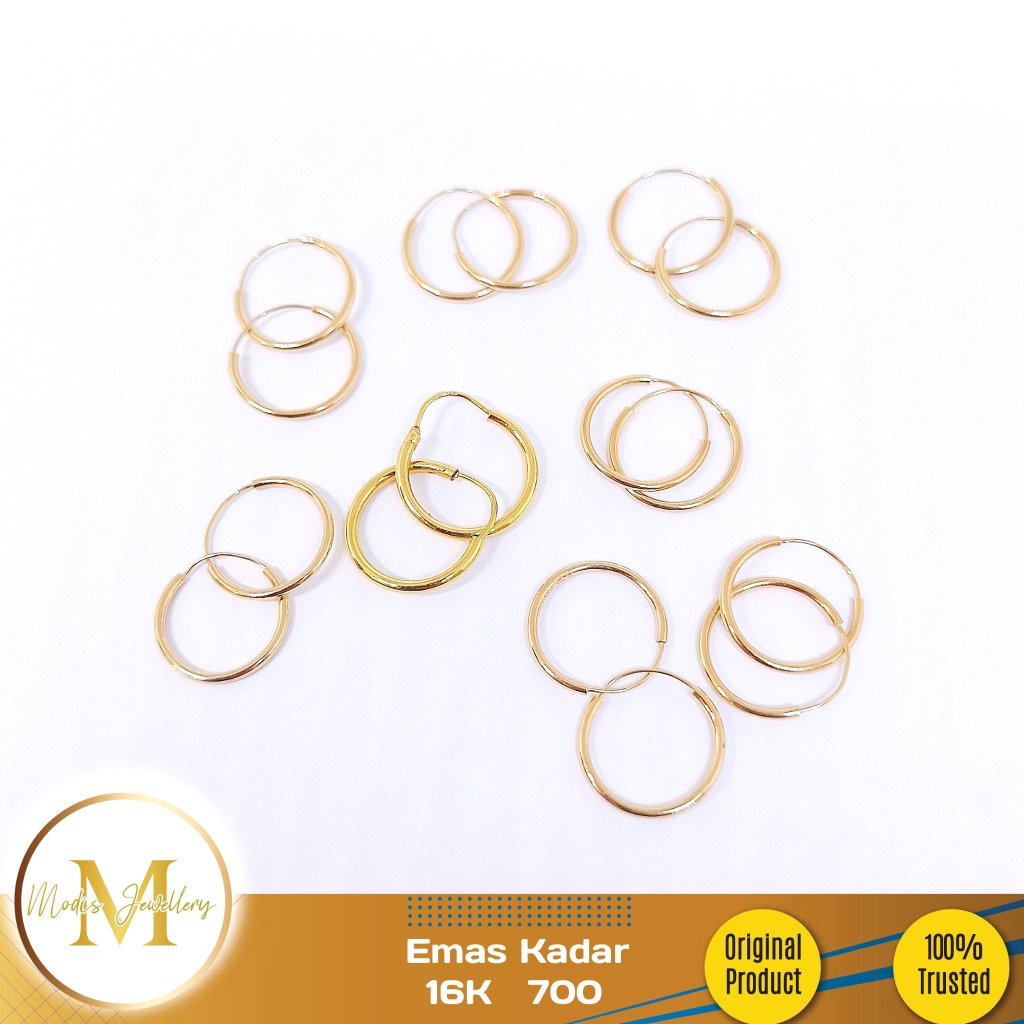 MODIS JEWELLERY - Anting Bayi Newborn Kuning   - Emas 16k  700