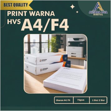 Aksara Print Warna HVS A4 F4