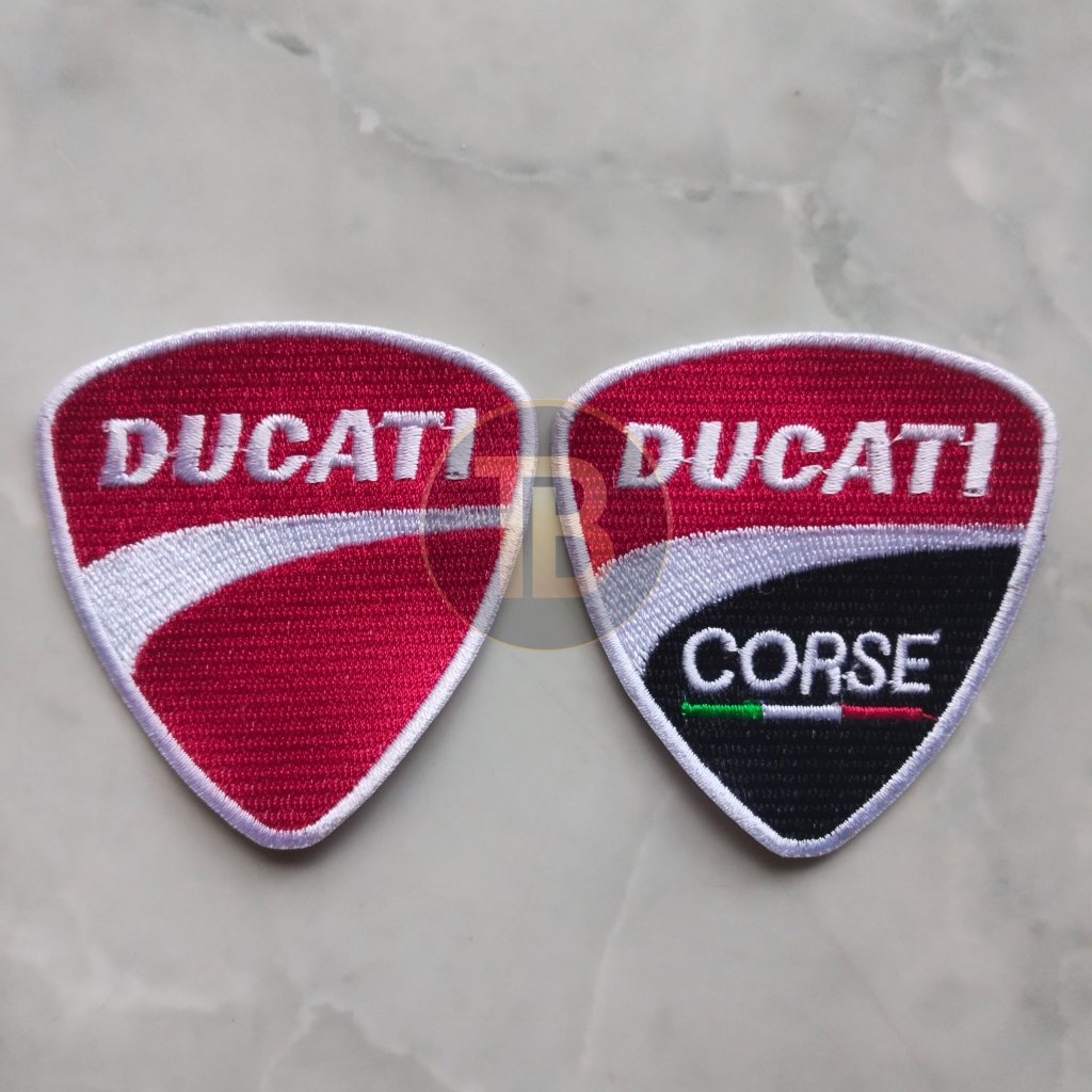 Logo Bordir / Patch / Emblem Ducati.
