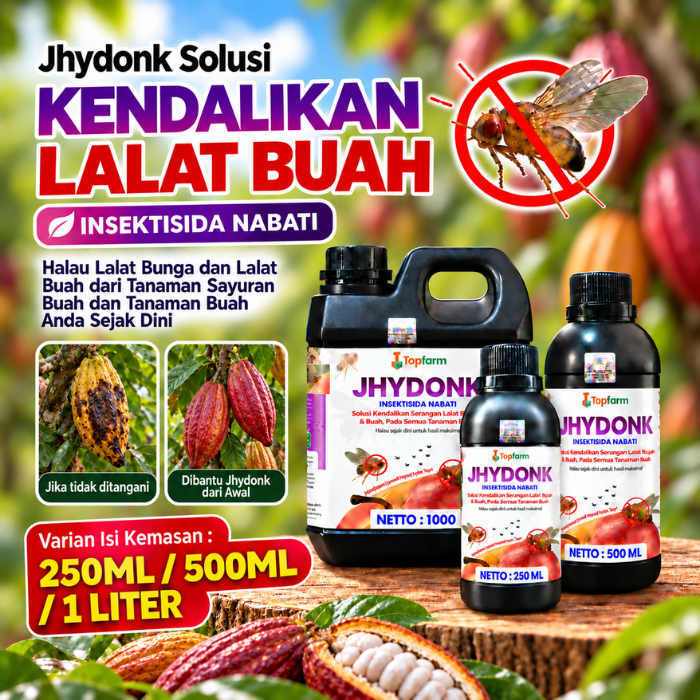Obat Lalat Buah Topfarm / Obat Lalat Buah Kakao Paling Ampuh / Obat Hama Lalat Bunga Dan Buah Tanama