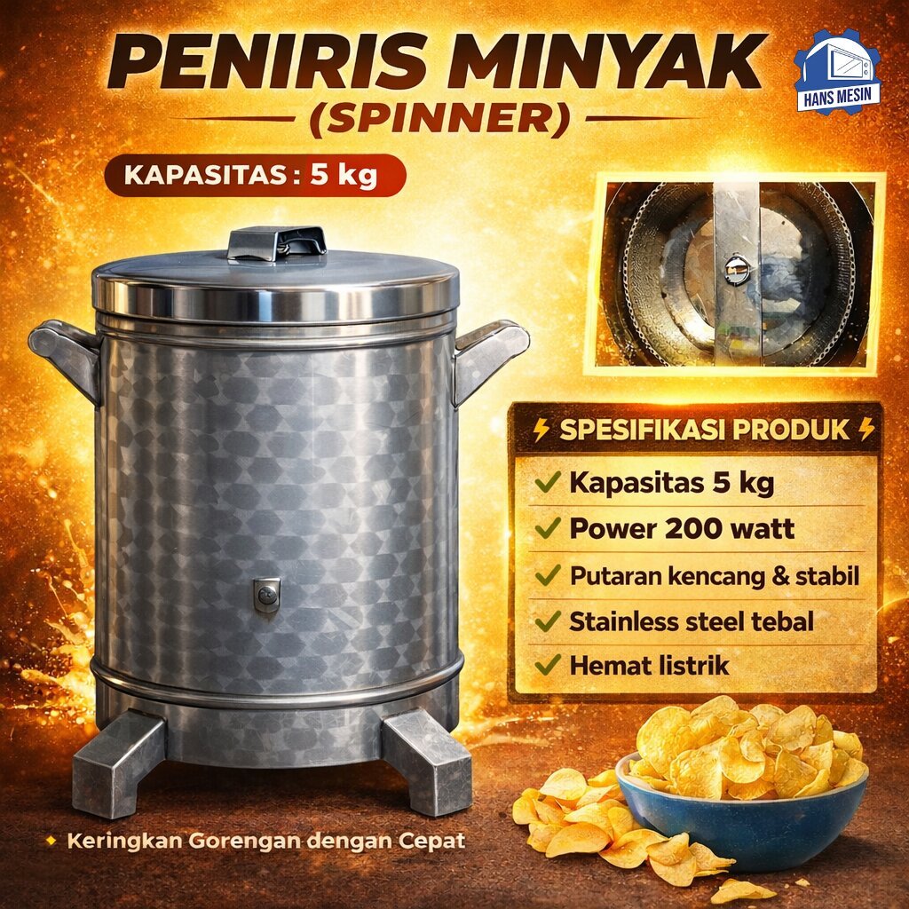 Spinner Minyak 5 Kg