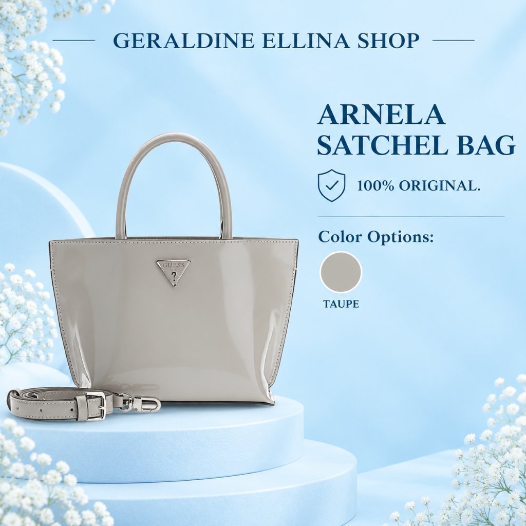 Tas Guess wanita satchel bag ORIGINAL 100% seri ARNELA MINI