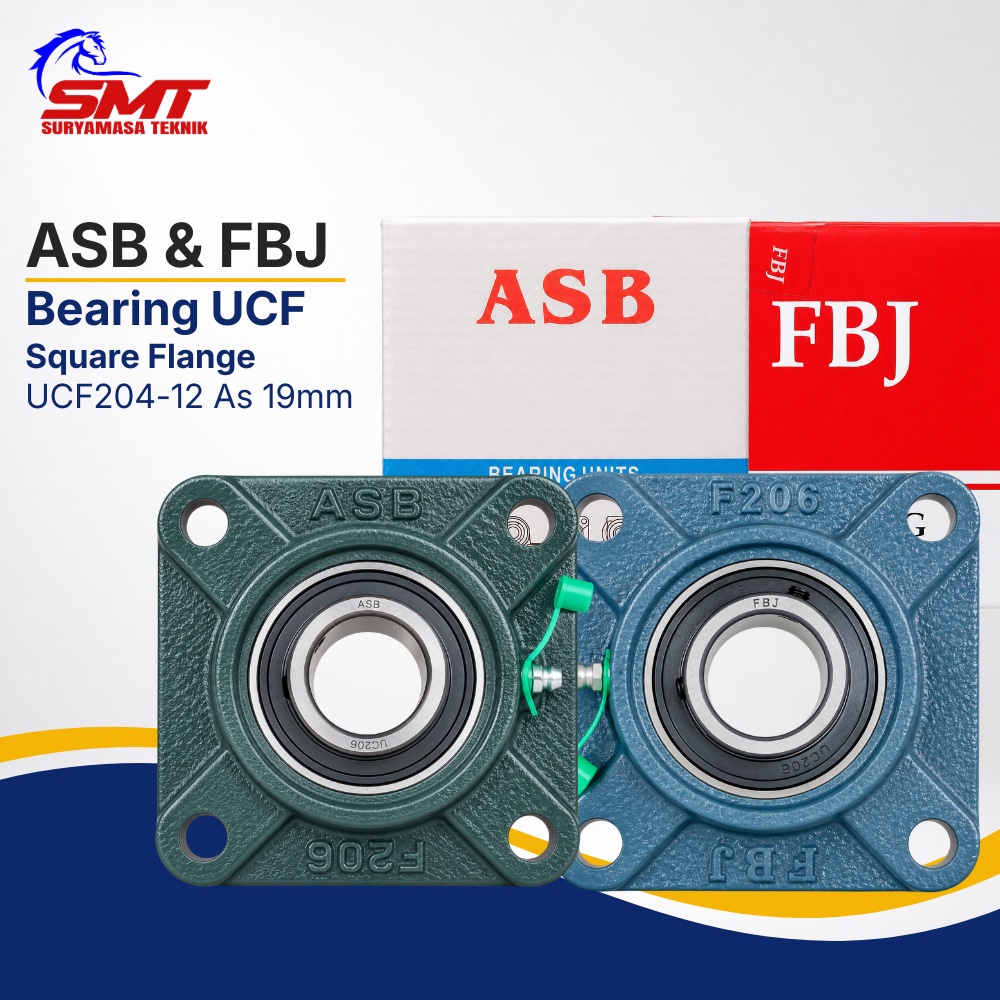 Bearing Flange UCF204-12 As 3/4 Inch ASB dan FBJ Flange Bearing Laher Flange Original