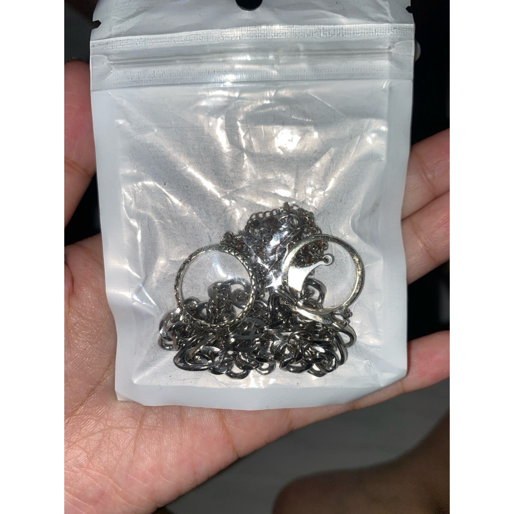 PRELOVE] Perhiasan silver/skena/gelang rantai/cincin ular