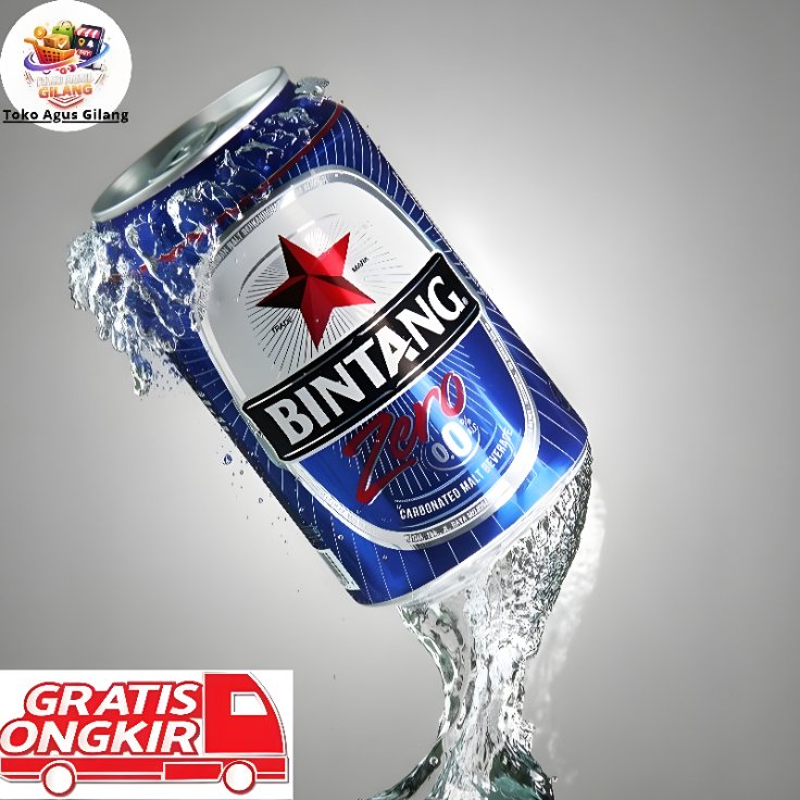 Minuman Bintang Zero 330ml - Rasa Original, Tanpa Alkohol, Siap Minum