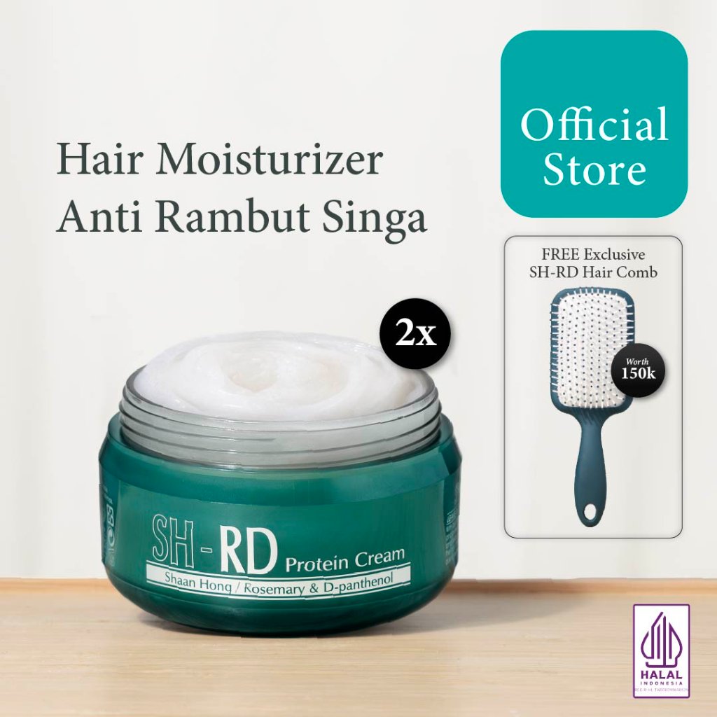 SH-RD | Protein Cream (50ml ) | Moisturizer & Vitamin Rambut | Hair Care Rambut Ngembang, Kering & K