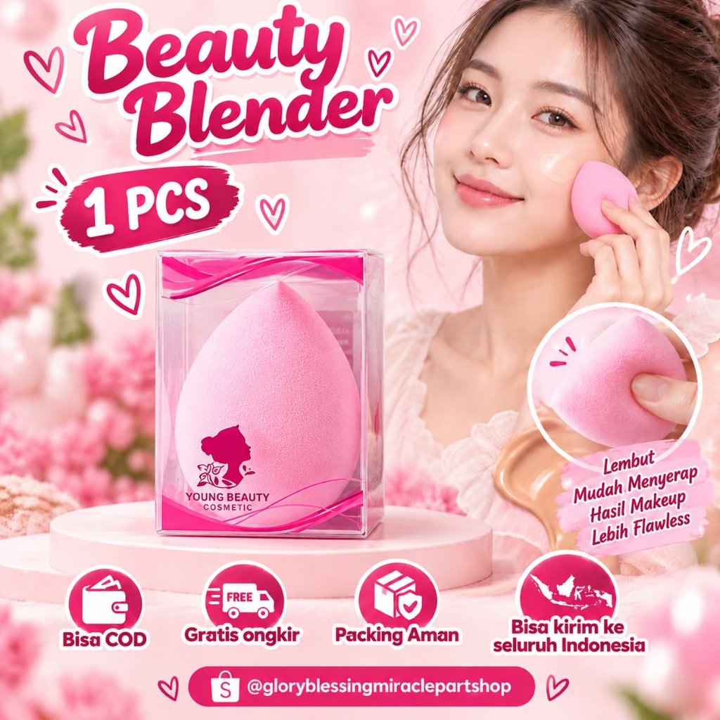 Spoon Beauty Blender / Spon Bedak Make Up