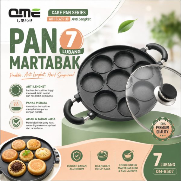 Loyang Martabak Mini 7 Lubang - Pan Martabak mini