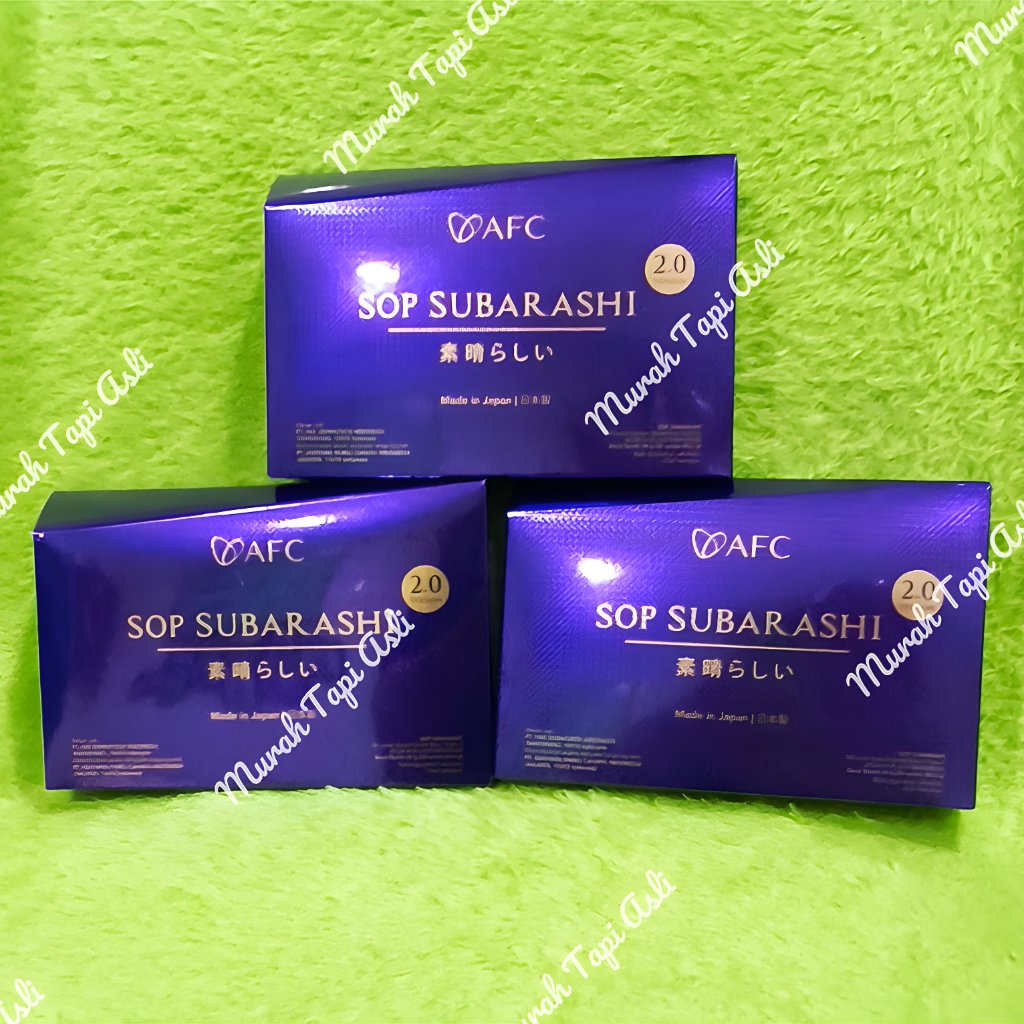 Paket 3 Box AFC SUBA GOLD UTSU GOLD DAN HIKARI BONUS HANAMAI SLIMMING CREAM