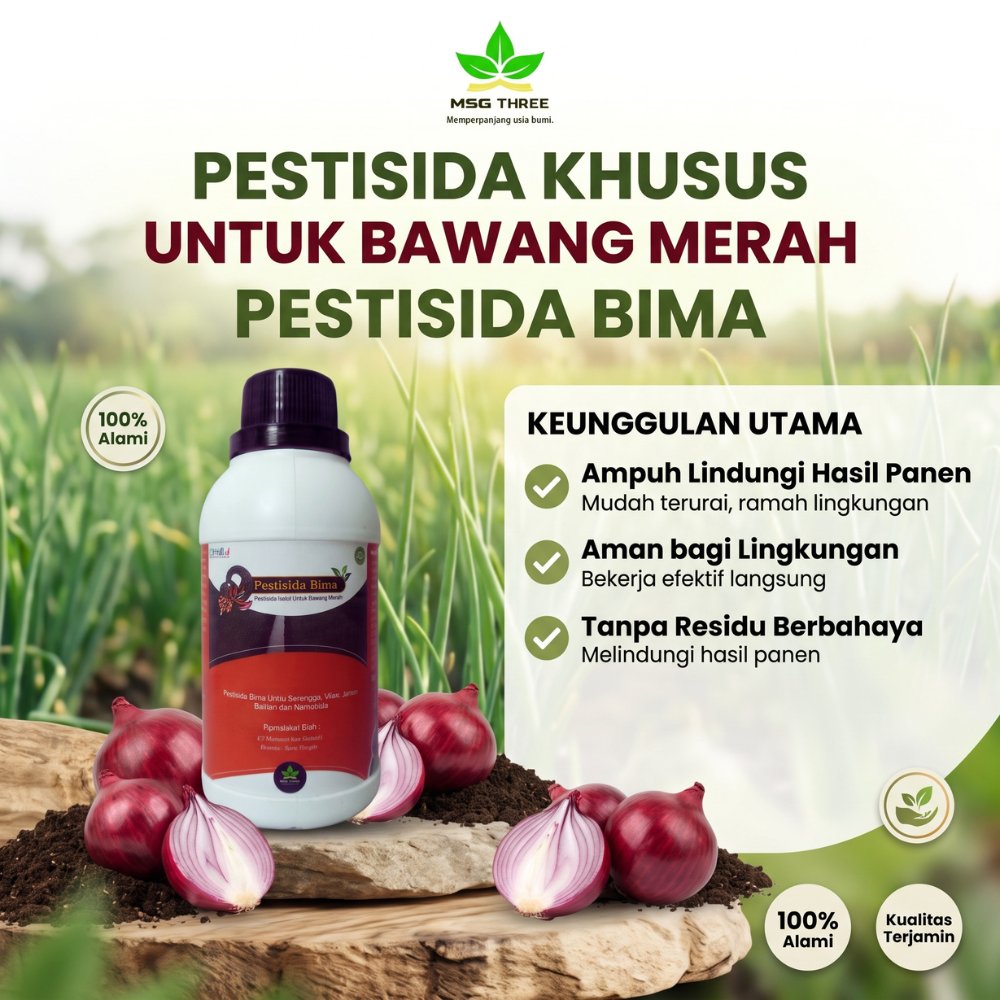 Pestisida bima ( Pestisida khusus Untuk bawang merah) 100% organik- ampuh untuk ulat