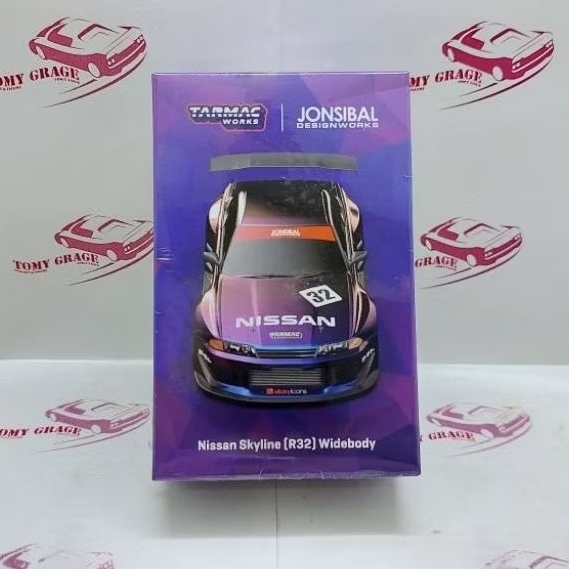 Tarmac Works Nissan Skyline R32 Widebody Midnight Purple