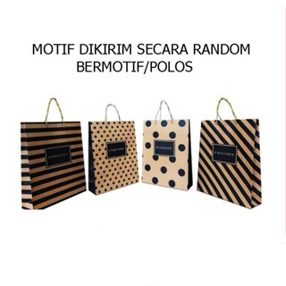 

KIKY PAPER BAG KRAFT JUMBO POLKADOT/BERMOTIF