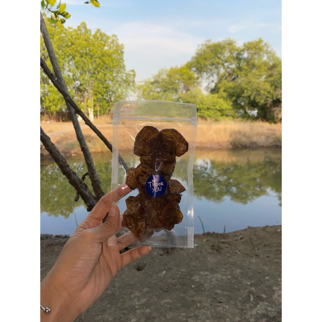 

Kripik pisang coklat wenak (kilonan)