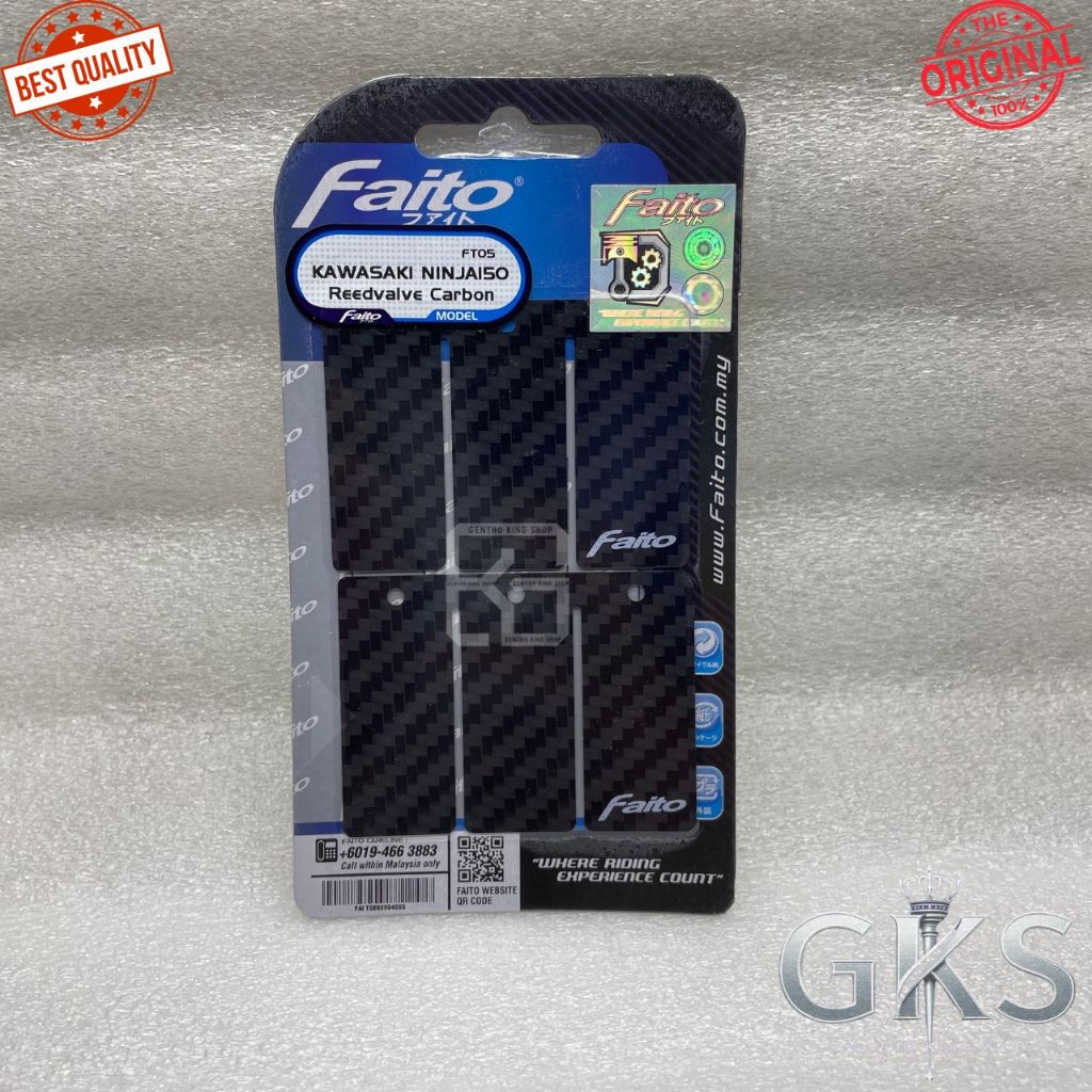 Lidah Membran Valve Faito Kawasaki Ninja 150 R & RR Karbon Carbon ORIGINAL
