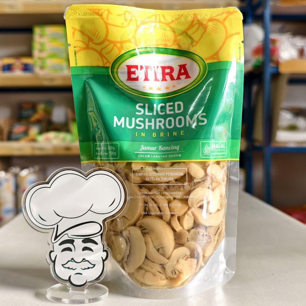 

Etira Mushroom Slice / Jamur Slice Etira 250Gr / Jamur Kuping Etira