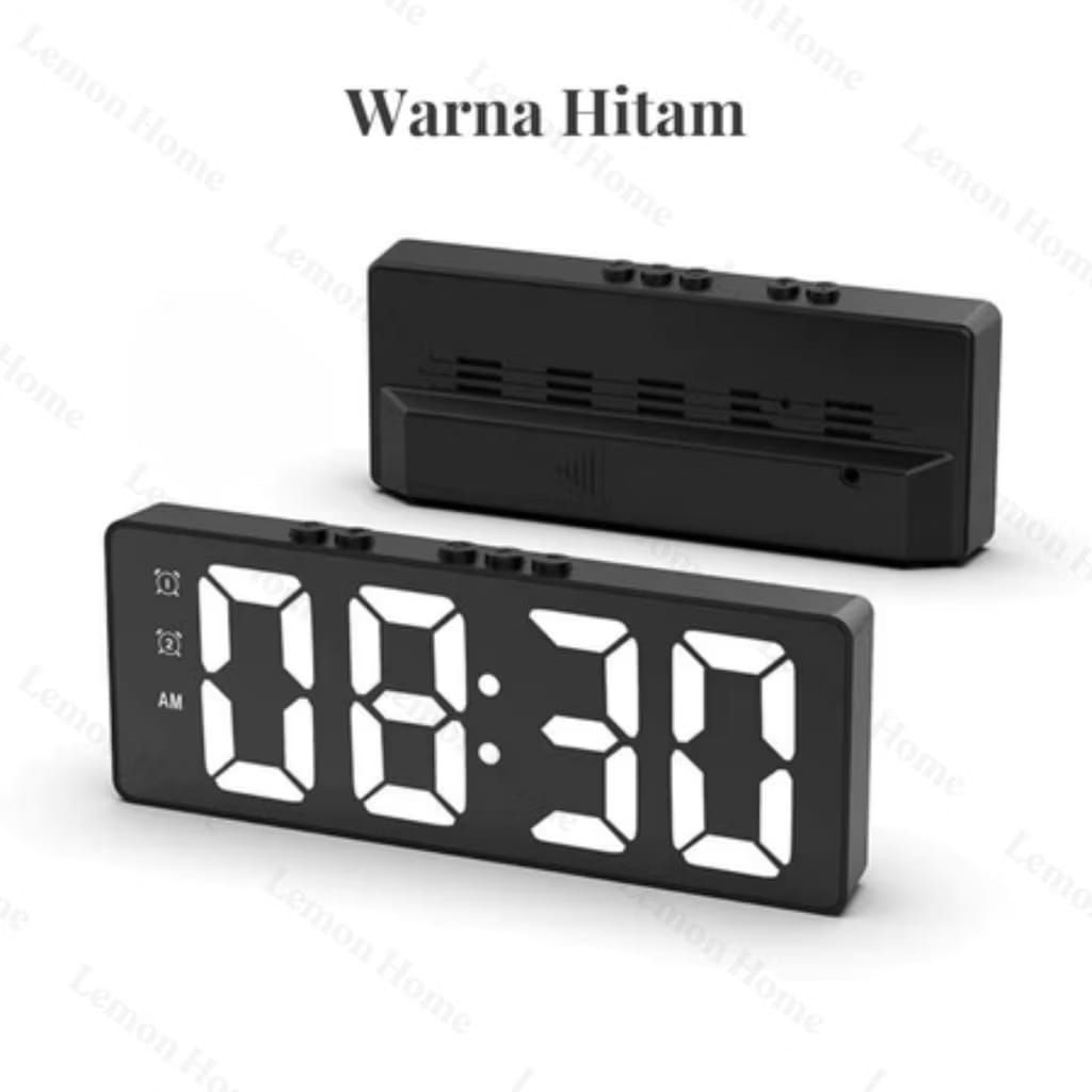 MEJA DIGITAL LED Jam Meja Digital LED Weker dengan Tampilan Waktu 12/24 Jam LED WEKER TABLE ALAMR CL