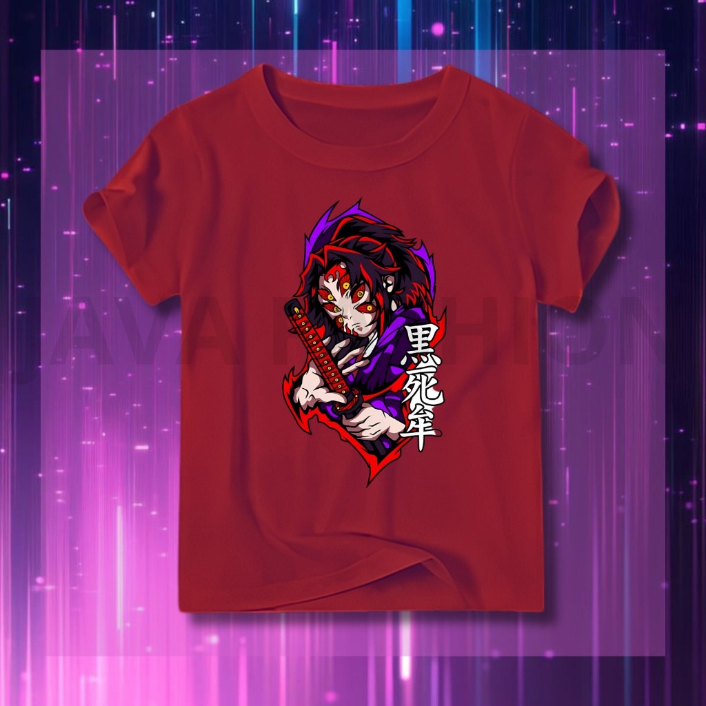JF Kaos Anak Demon Slayer – Kokushibo Katana Style
