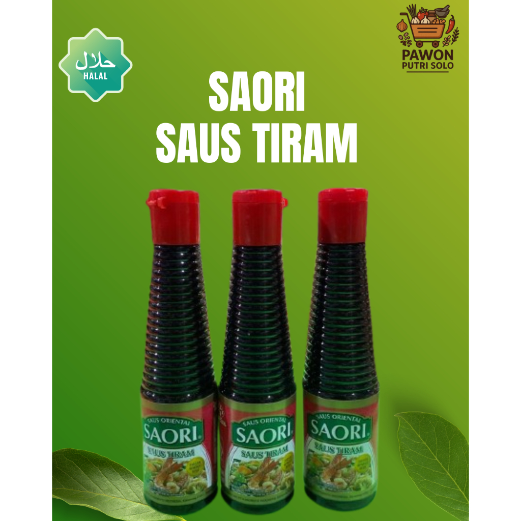 

SAORI Saus 133ml Tiram Teriyaki Lada Hitam