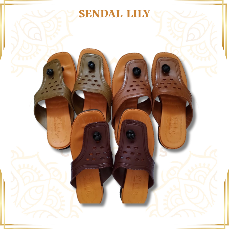 Sandal Jepit Antik Lily Clasic Original Size 8-11 Termurah Terlaris Sandal Jadul Pitung lili 2000 / 