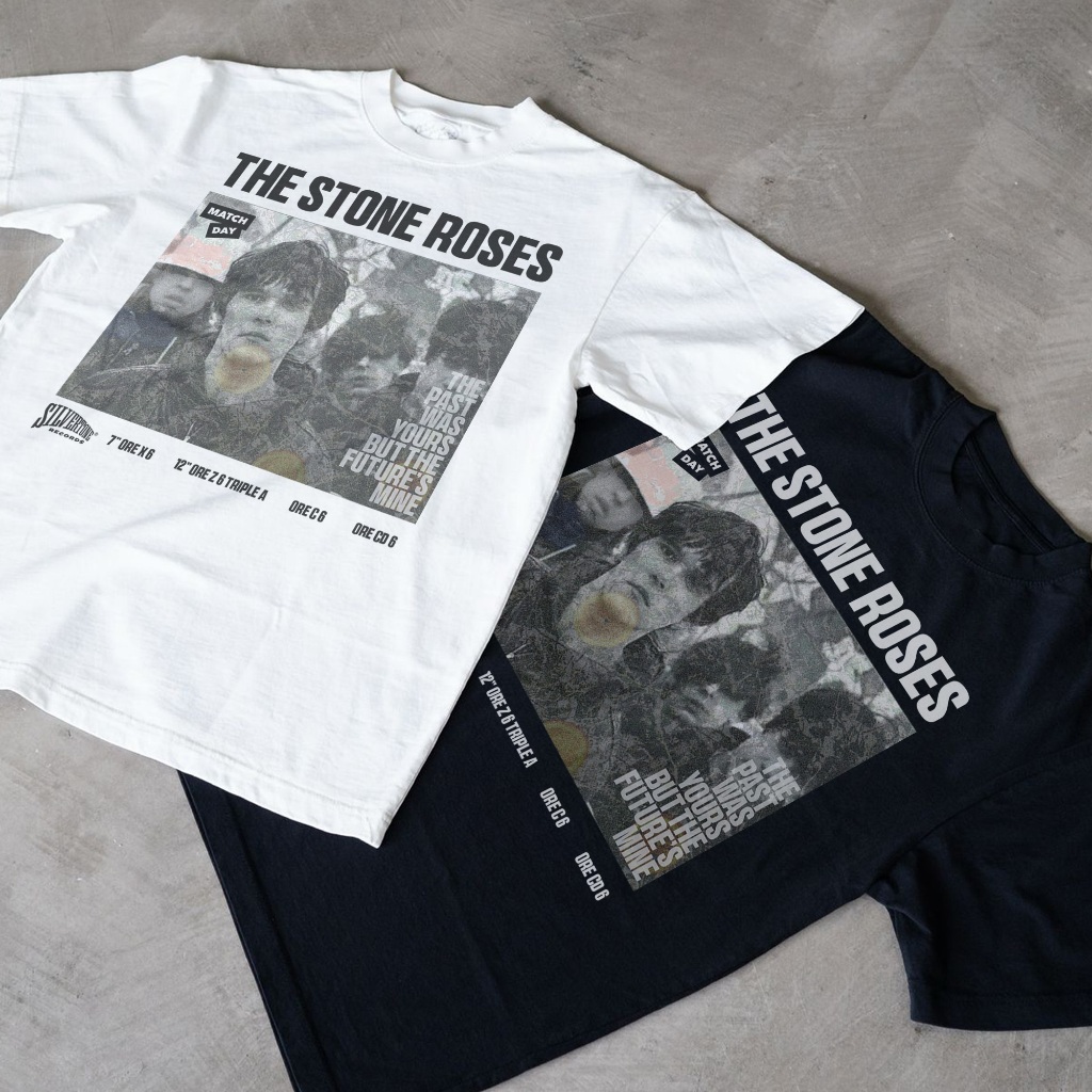 KAOS BAND VINTAGE BRITISH ROCK INDIE 80S THE STONE ROSES BAND KUALITAS PREMIUM KATUN COMBED - 264
