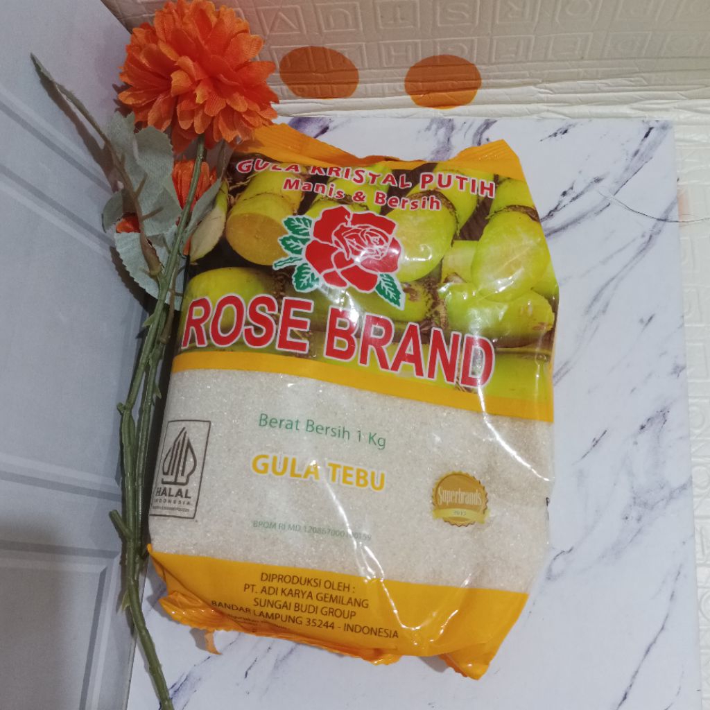 

Gula rosebrand 1kg